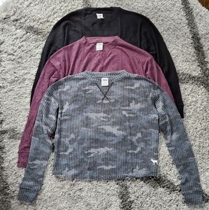 NWT Lot Of Pink Victoria's Secret Long Sleeve Tops